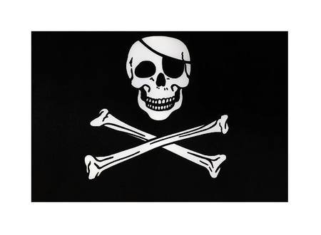 SKULL AND CROSSBONES (JOLLY ROGER) FLAG