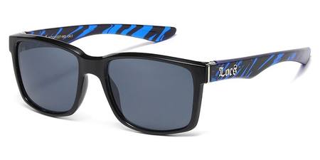 LOCS SUNGLASSES (BLUE PRINT ON ARM)