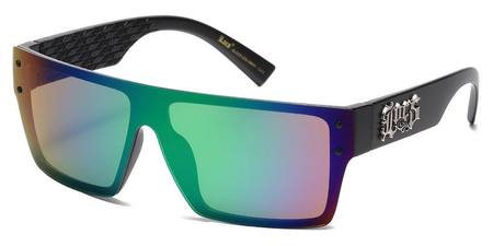 LOCS SUNGLASSES (PURPLE/GREEN LENS)