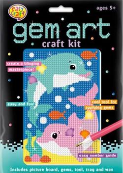 GEM ART CRAFT KIT - 6 ASSORTED STYLES