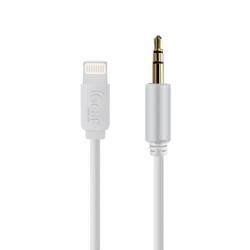 3.5mm AUDIO PLUG TO 8 PIN - SUIT iPhone 5 TO 14 - 1M CABLE*