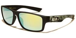 LOCS SUNGLASSES (CAMO - YELLOW/GREEN LENS)