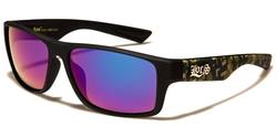 LOCS SUNGLASSES (CAMO - PURPLE/BLUE LENS)