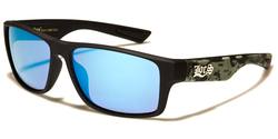 LOCS SUNGLASSES (CAMO - BLUE LENS)