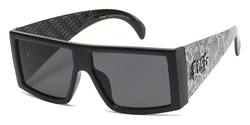 LOCS SUNGLASSES (BANDANA OUTSIDE ARM WHITE)