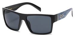 LOCS SUNGLASSES (BANDANA OUTSIDE ARM BLUE)