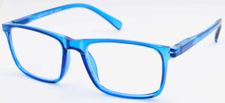+1.5 STRENGTH READING GLASSES - BLUE FRAME